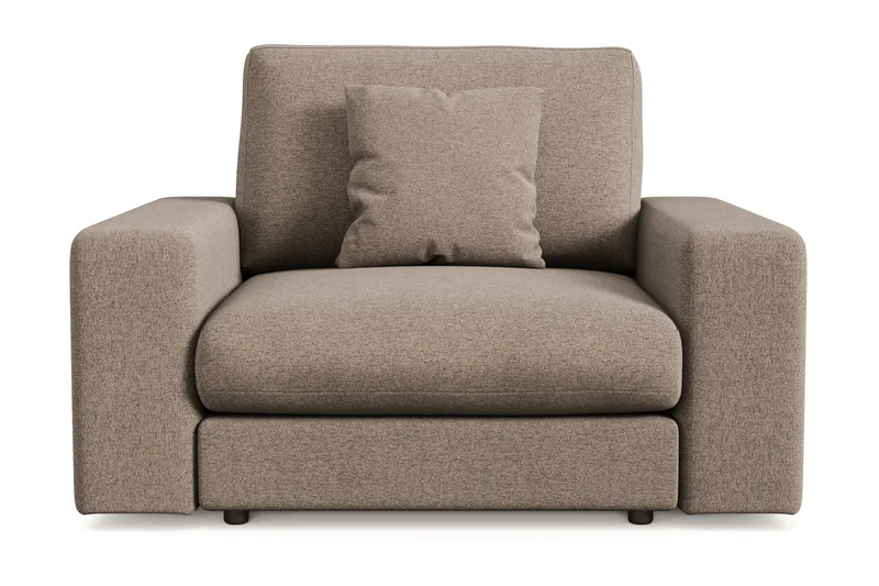 Arken Lyx Dyb Lænestol i stof - Brun - Møbler - Stole & lænestole - Lænestole