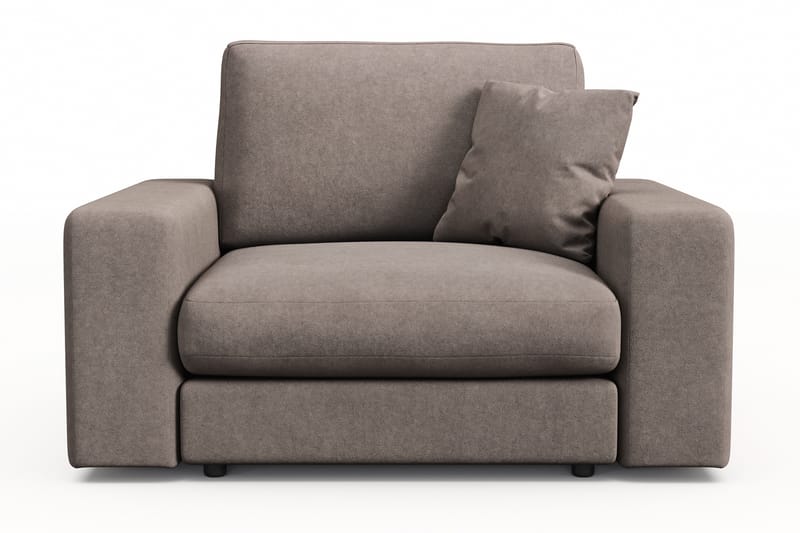 Arken Lyx Dyb Lænestol i stof - Brun - Møbler - Stole & lænestole - Lænestole