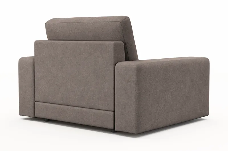 Arken Lyx Dyb Lænestol i stof - Brun - Møbler - Stole & lænestole - Lænestole