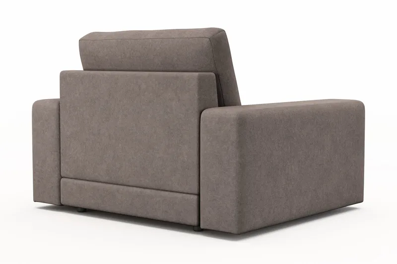 Arken Lyx Dyb Lænestol i stof - Brun - Møbler - Stole & lænestole - Lænestole