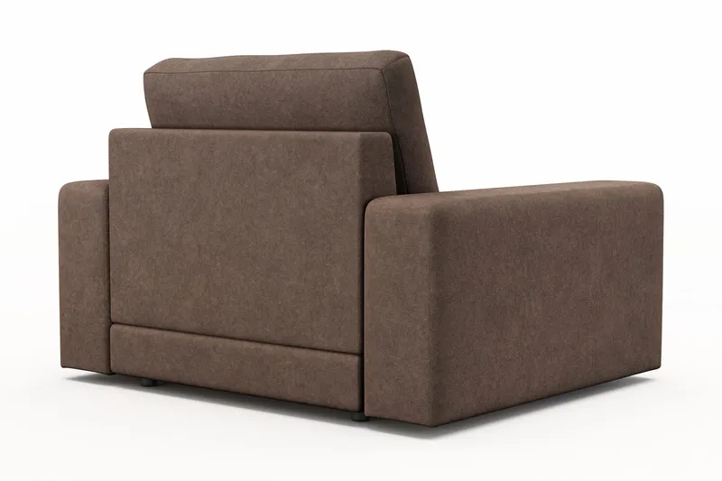 Arken Lyx Dyb Lænestol i stof - Brun - Møbler - Stole & lænestole - Lænestole