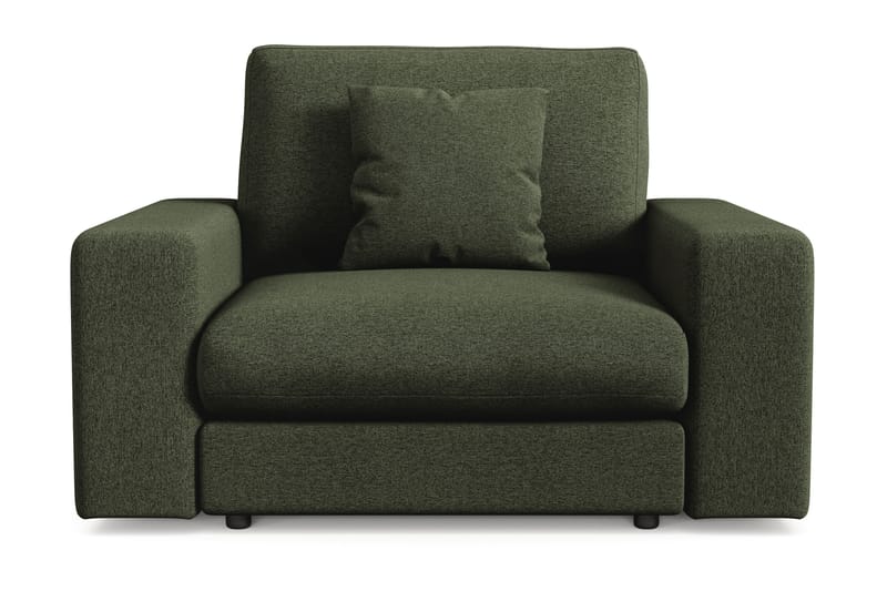 Arken Lyx Dyb Lænestol i stof - Grøn - Møbler - Stole & lænestole - Lænestole
