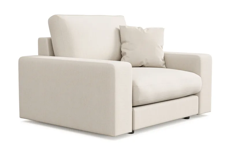 Arken Lyx Dyb Lænestol i stof - Lys beige - Møbler - Stole & lænestole - Lænestole