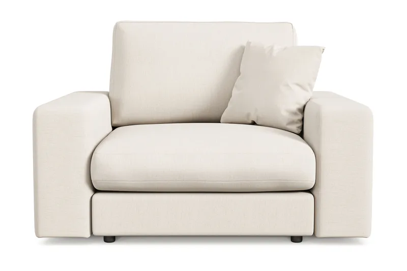 Arken Lyx Dyb Lænestol i stof - Lys beige - Møbler - Stole & lænestole - Lænestole