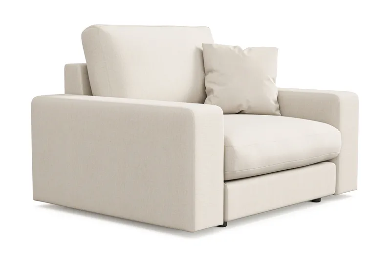 Arken Lyx Dyb Lænestol i stof - Lys beige - Møbler - Stole & lænestole - Lænestole