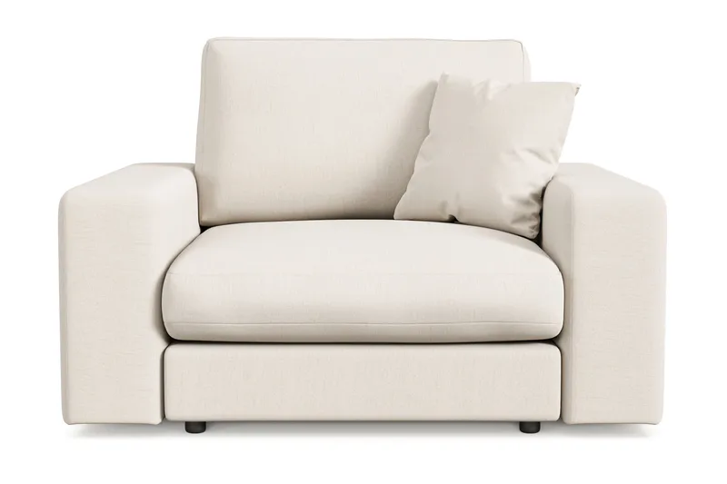 Arken Lyx Dyb Lænestol i stof - Lys beige - Møbler - Stole & lænestole - Lænestole