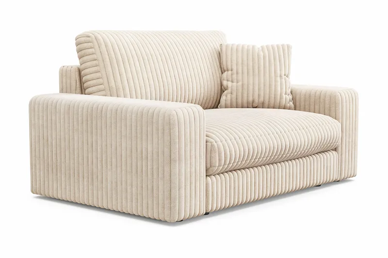 Arken Lyx Stor Dyb Lænestol i Manchester - Beige - Møbler - Stole & lænestole - Lænestole