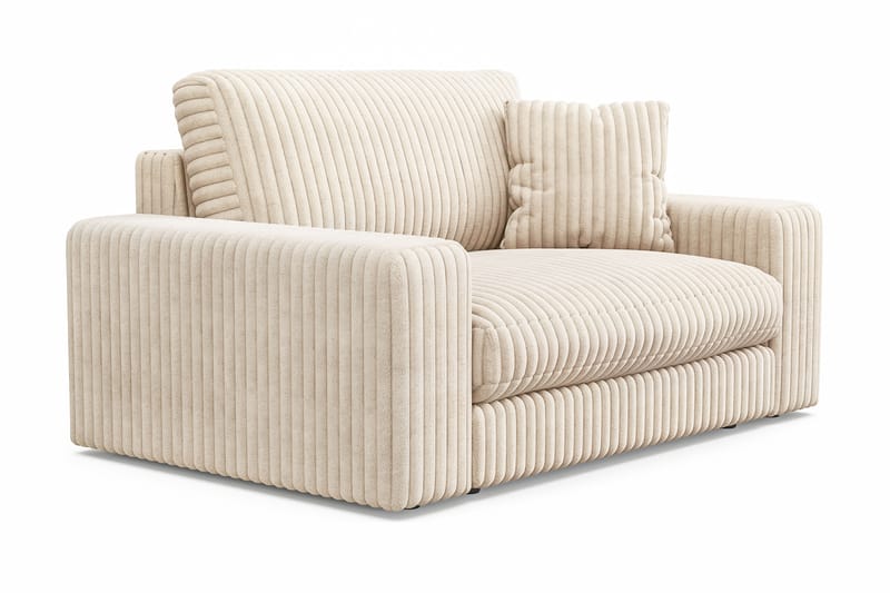 Arken Lyx Stor Dyb Lænestol i Manchester - Beige - Møbler - Stole & lænestole - Lænestole