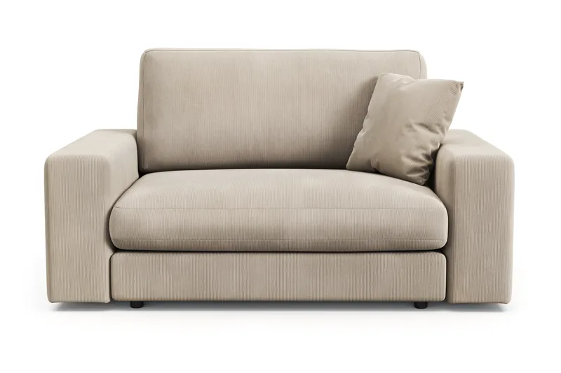 Arken Lyx Stor Dyb Lænestol i Manchester - Greige - Møbler - Stole & lænestole - Lænestole