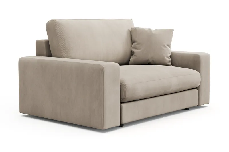 Arken Lyx Stor Dyb Lænestol i Manchester - Greige - Møbler - Stole & lænestole - Lænestole