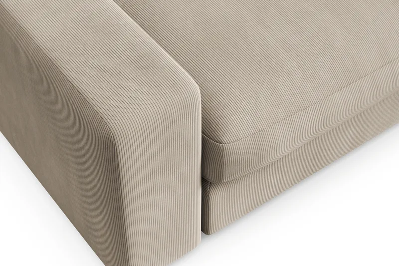 Arken Lyx Stor Dyb Lænestol i Manchester - Greige - Møbler - Stole & lænestole - Lænestole