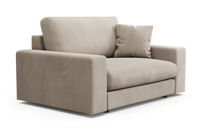 Arken Lyx Stor Dyb Lænestol i Manchester - Greige - Møbler - Stole & lænestole - Lænestole