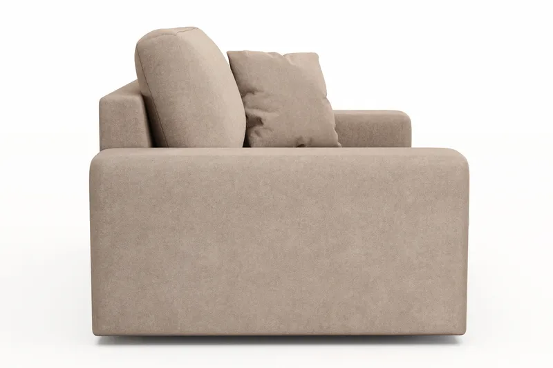 Arken Lyx Stor Dyb Lænestol i stof - Beige - Møbler - Stole & lænestole - Lænestole