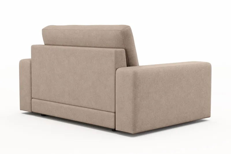 Arken Lyx Stor Dyb Lænestol i stof - Beige - Møbler - Stole & lænestole - Lænestole