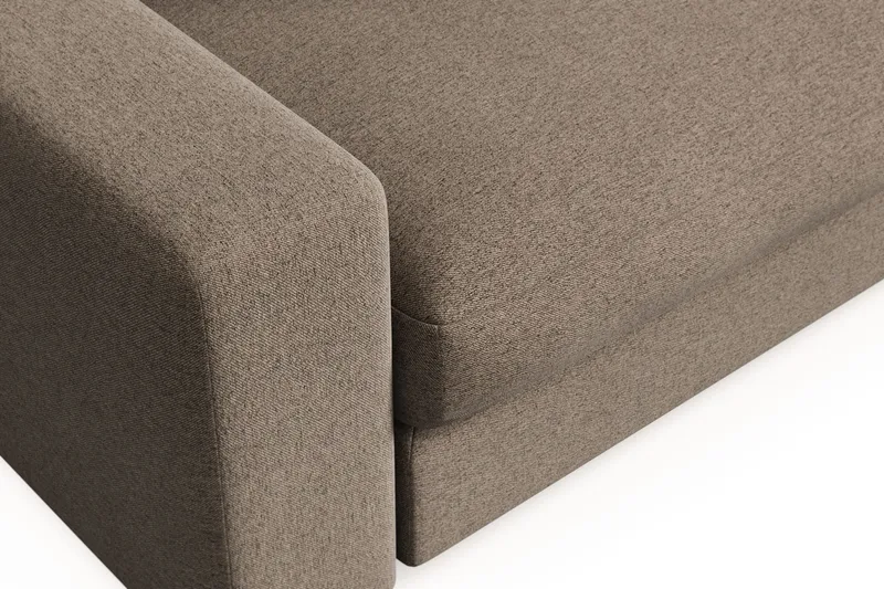 Arken Lyx Stor Dyb Lænestol i stof - Brun - Møbler - Stole & lænestole - Lænestole