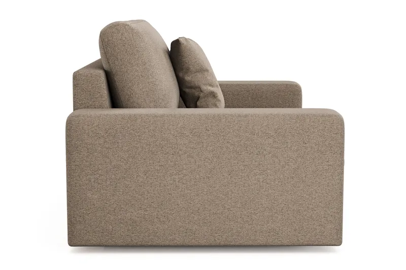 Arken Lyx Stor Dyb Lænestol i stof - Brun - Møbler - Stole & lænestole - Lænestole