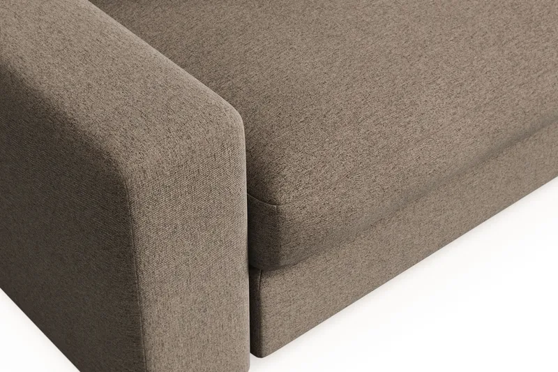 Arken Lyx Stor Dyb Lænestol i stof - Brun - Møbler - Stole & lænestole - Lænestole