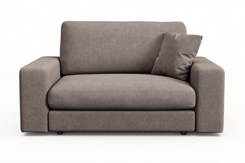 Arken Lyx Stor Dyb Lænestol i stof - Brun - Møbler - Stole & lænestole - Lænestole