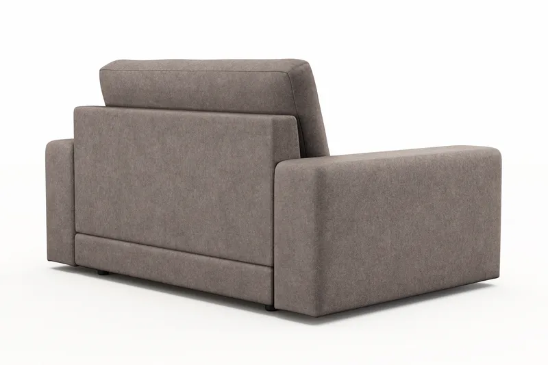 Arken Lyx Stor Dyb Lænestol i stof - Brun - Møbler - Stole & lænestole - Lænestole