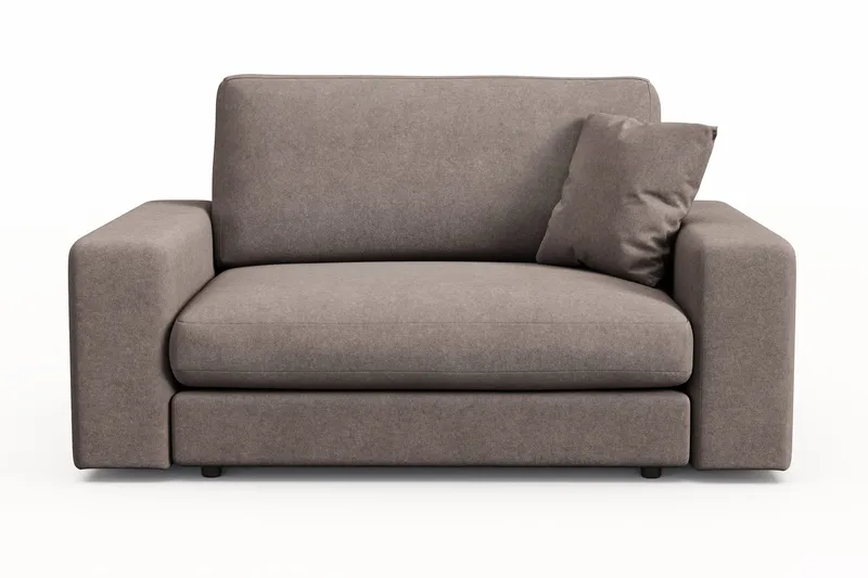 Arken Lyx Stor Dyb Lænestol i stof, Brun