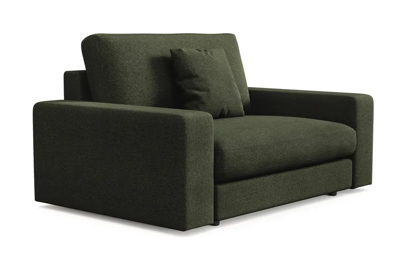 Arken Lyx Stor Dyb Lænestol i stof - Grøn - Møbler - Stole & lænestole - Lænestole