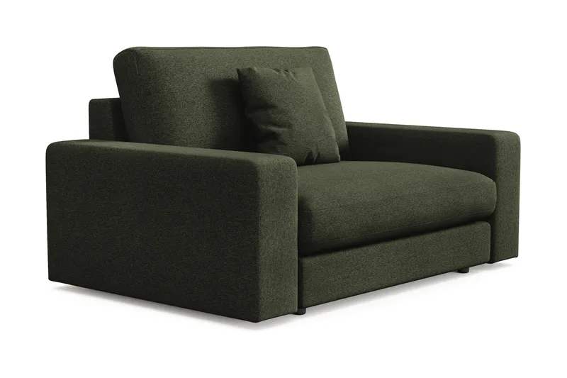 Arken Lyx Stor Dyb Lænestol i stof - Grøn - Møbler - Stole & lænestole - Lænestole