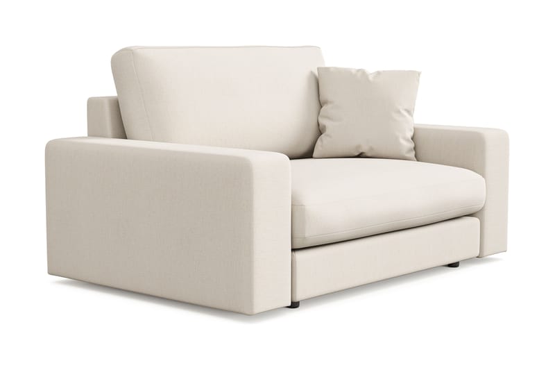 Arken Lyx Stor Dyb Lænestol i stof - Lys beige - Møbler - Stole & lænestole - Lænestole