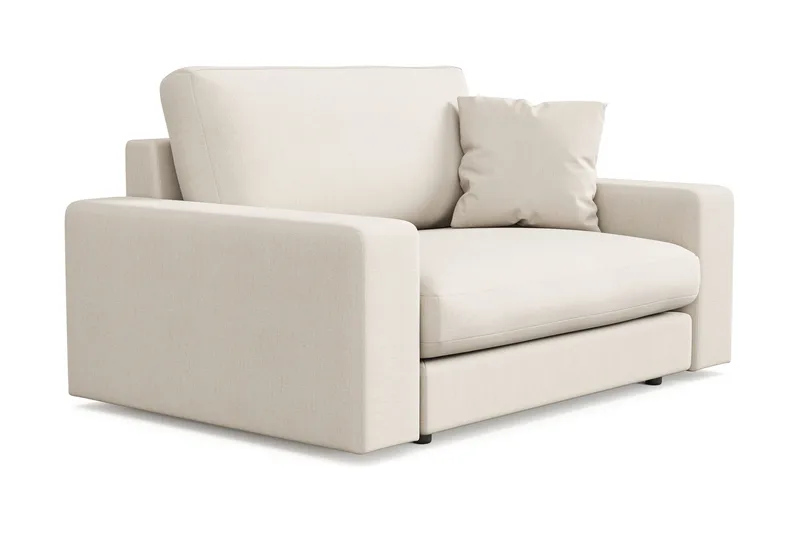 Arken Lyx Stor Dyb Lænestol i stof - Lys beige - Møbler - Stole & lænestole - Lænestole