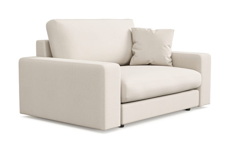 Arken Lyx Stor Dyb Lænestol i stof - Lys beige - Møbler - Stole & lænestole - Lænestole