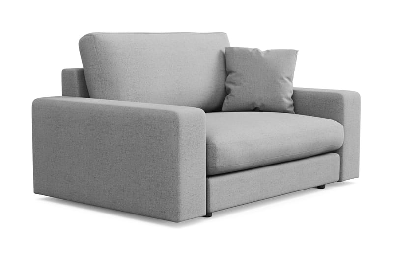 Arken Lyx Stor Dyb Lænestol i stof - Lysegrå - Møbler - Stole & lænestole - Lænestole