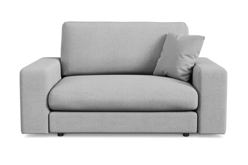 Arken Lyx Stor Dyb Lænestol i stof, Lysegrå