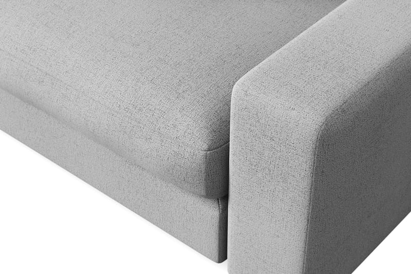 Arken Lyx Stor Dyb Lænestol i stof - Lysegrå - Møbler - Stole & lænestole - Lænestole