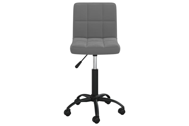 drejelige spisebordsstole 4 stk. fløjl mørkegrå - Grå - Spisebordsstole & køkkenstole - Armstole