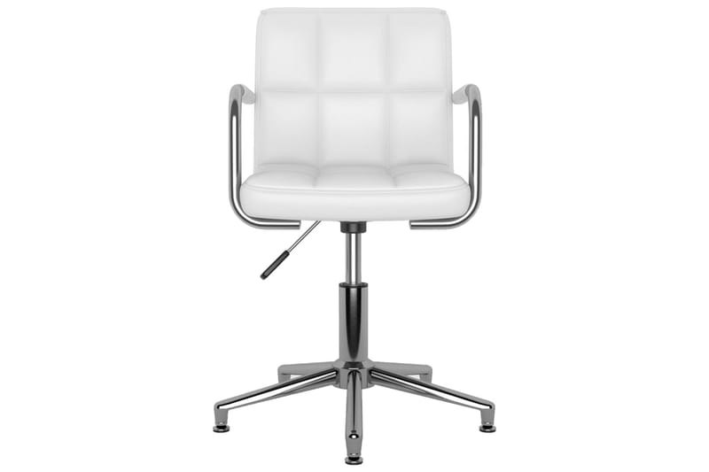 drejelige spisebordsstole 4 stk. kunstlæder hvid - Hvid - Spisebordsstole & køkkenstole - Armstole