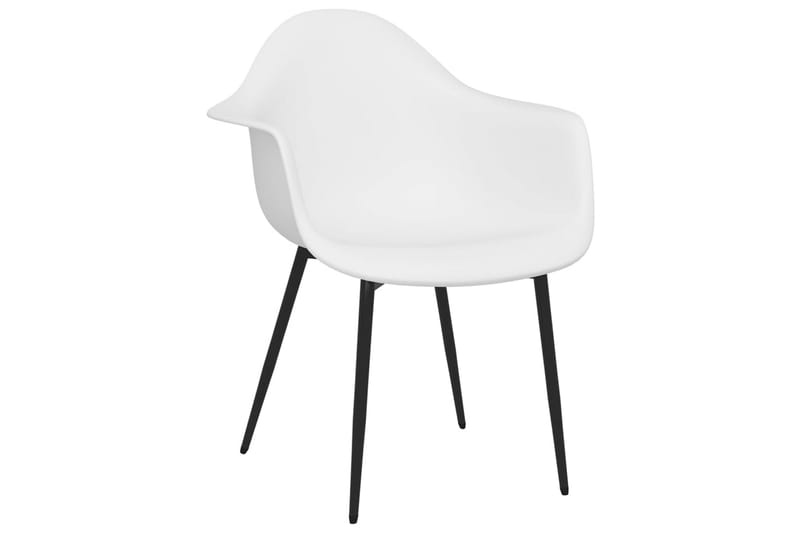 drejelige spisebordsstole 4 stk. PP hvid - Hvid - Spisebordsstole & køkkenstole - Armstole