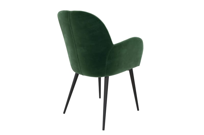Fitz Armstol Grøn/Velour - Dorel Home - Møbler - Stole & lænestole - Armstole