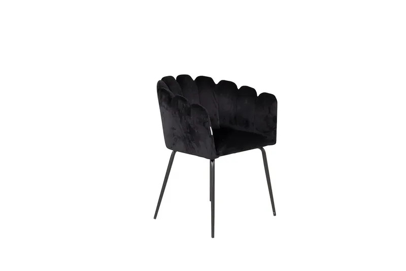 Limhamn Armstol Velour, Sort