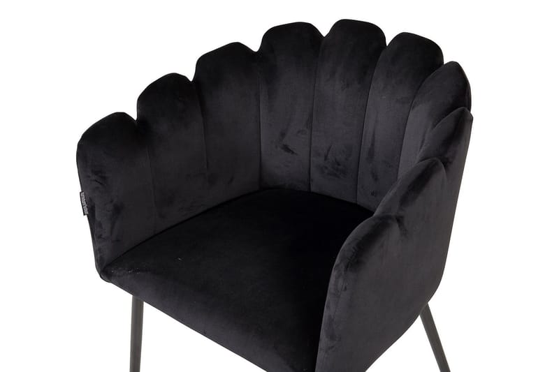 Limhamn Armstol Velour - Sort - Møbler - Stole & lænestole - Armstole