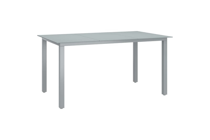 spisebordssæt til haven 10 dele sort og sølvfarvet - Sort - Spisebordsstole & køkkenstole - Armstole