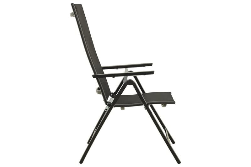 spisebordssæt til haven 7 dele aluminium antracitgrå - Antracit - Spisebordsstole & køkkenstole - Armstole