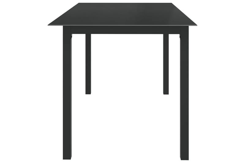 spisebordssæt til haven 7 dele aluminium antracitgrå - Antracit - Møbler - Stole & lænestole - Armstole
