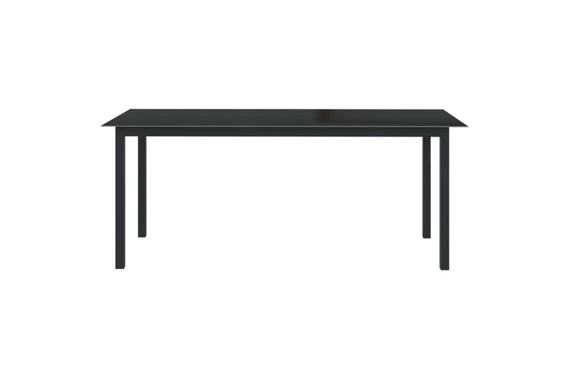spisebordssæt til haven 9 dele aluminium antracitgrå - Antracit - Spisebordsstole & køkkenstole - Armstole