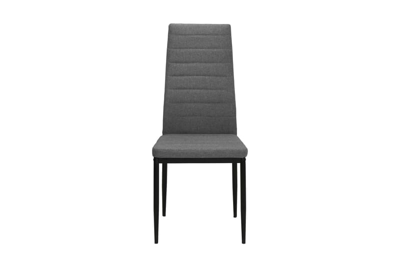 Spisebordsstol 2 Stk. Stof Lysegrå - Grå - Møbler - Stole & lænestole - Armstole