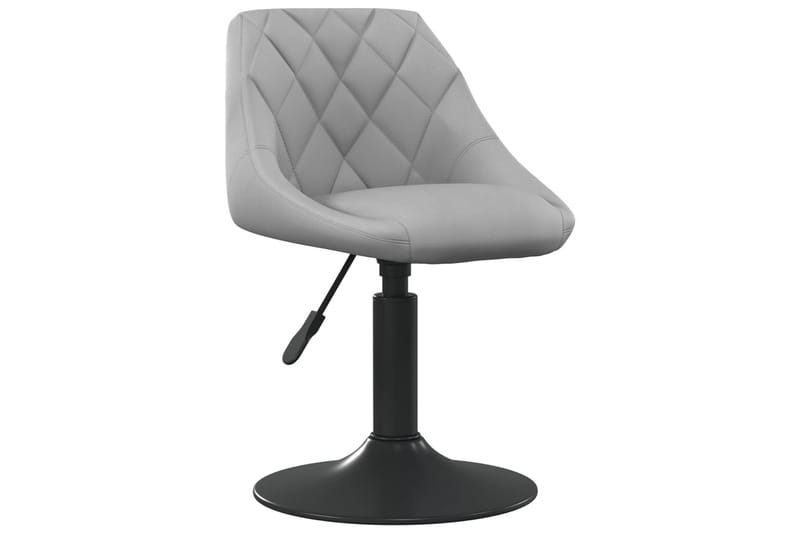 spisebordsstol fløjl lysegrå - Grå - Spisebordsstole & køkkenstole - Armstole