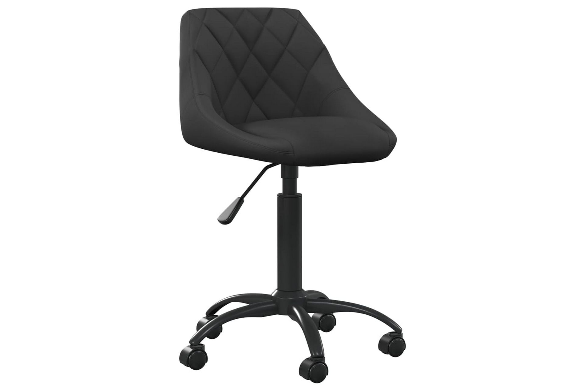 spisebordsstol fløjl sort - Sort - Møbler - Stole & lænestole - Armstole
