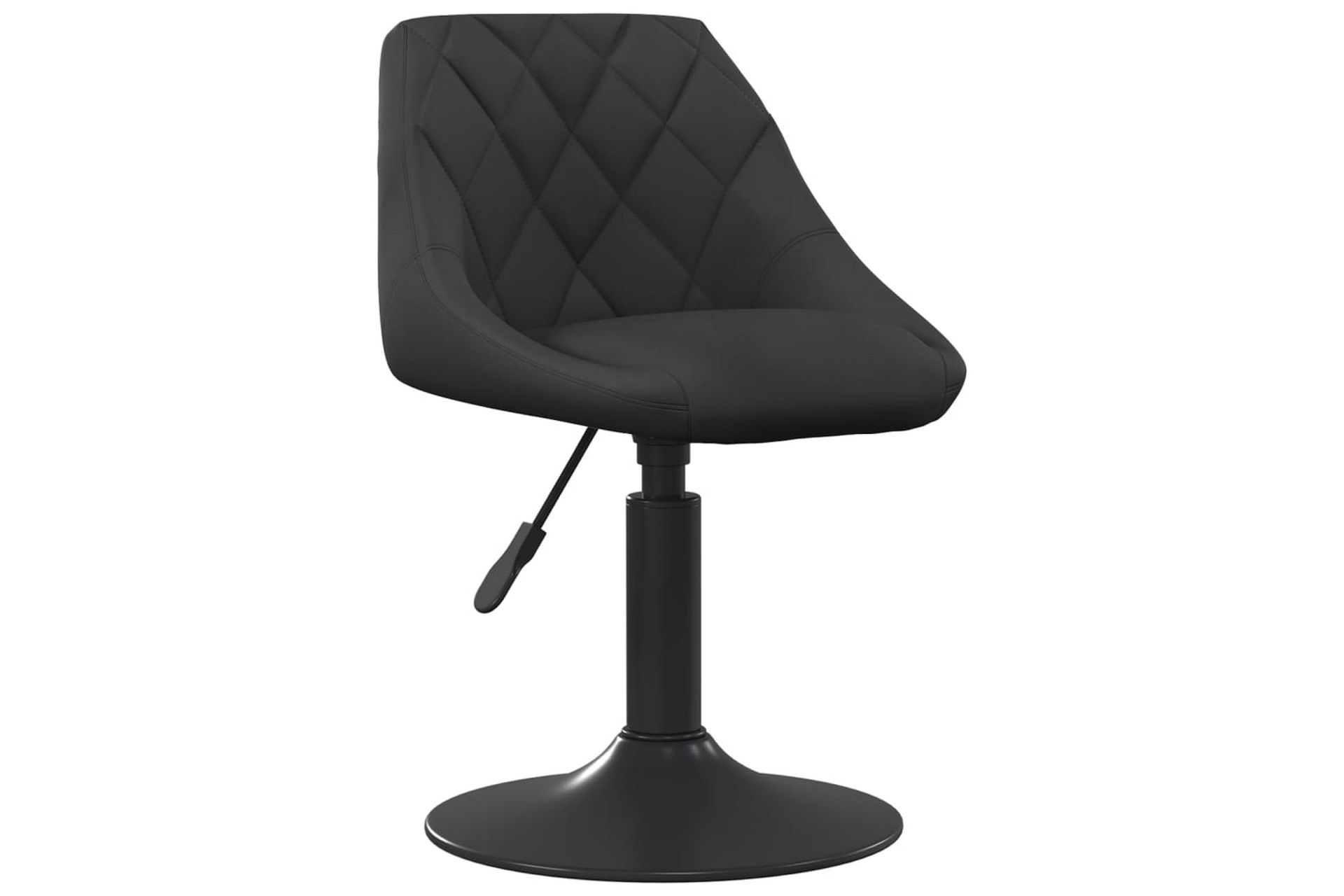 spisebordsstol fløjl sort - Sort - Møbler - Stole & lænestole - Armstole