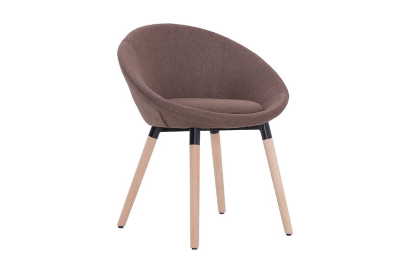 Spisebordsstol Stof Brun - Brun - Spisebordsstole & køkkenstole - Armstole