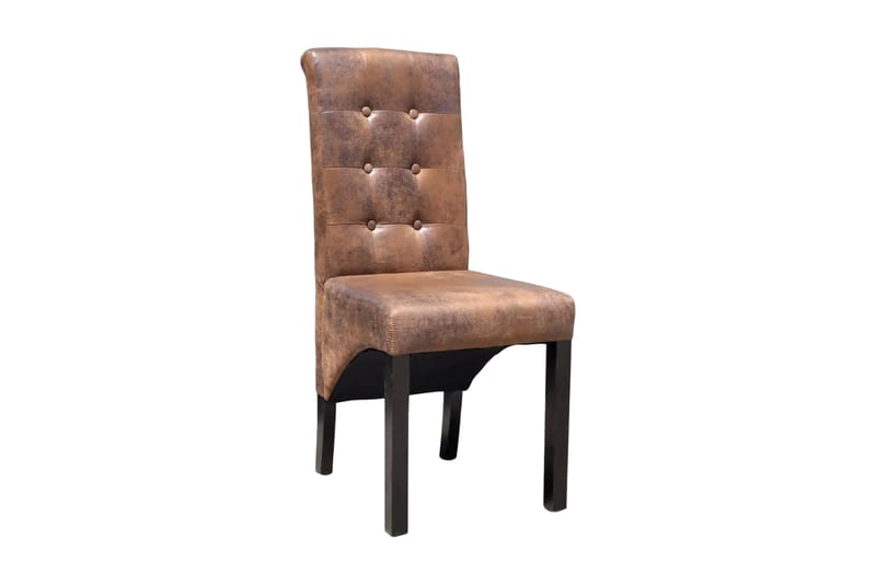 Spisebordsstole 2 Stk. Brun - Brun - Møbler - Stole & lænestole - Armstole
