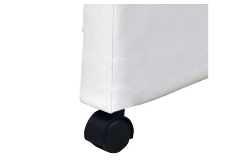 Spisebordsstole 2 Stk. Kunstlæder Hvid - Hvid - Møbler - Stole & lænestole - Armstole