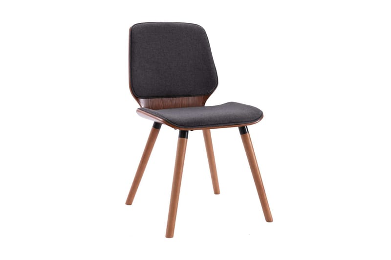 Spisebordsstole 2 Stk. Stof Grå - Grå - Spisebordsstole & køkkenstole - Armstole